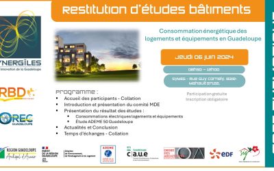 Café thématique #1 : « Consommation énergétique des logements et équipements en Guadeloupe »