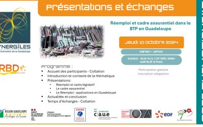 Café thématique RBD#2 2024 : Réemploi et cadre assurantiel dans le BTP en Guadeloupe [supports et synthèse des échanges]